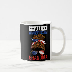 Girls All American Grandma 4th Of July Coffee Mug