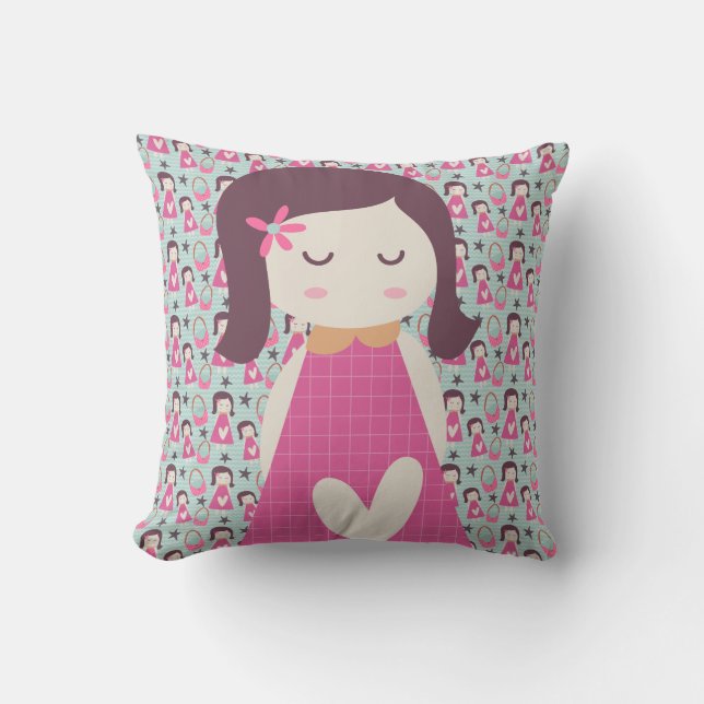 Girls and Handbags Cushion (Front)