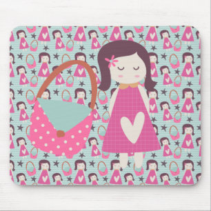 Girls and Handbags Mouse Pad