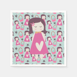 Girls and Handbags Napkin