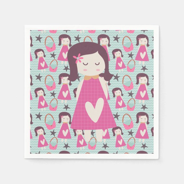 Girls and Handbags Napkin (Front)