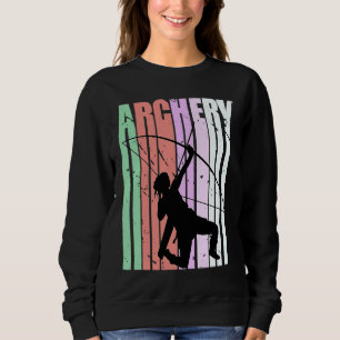 Girls Archery Fans Colors Archer Grandaughter Sweatshirt