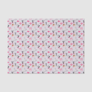 Girls Archery - Girly Hearts and Makeup Tissue Paper