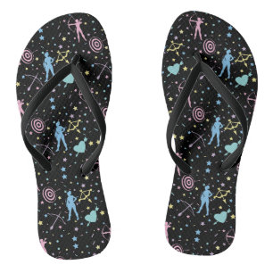 Girls Archery - Girly Hearts Stars Archer Thongs