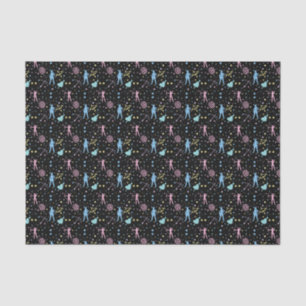 Girls Archery - Girly Hearts Stars Archer Tissue Paper