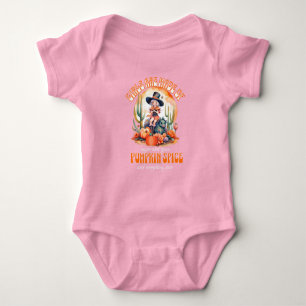 Girls Are Made Of Sugar Pumpkin Spice Halloween Baby Bodysuit