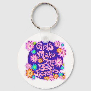 Girls are the Best Skaters! Key Ring