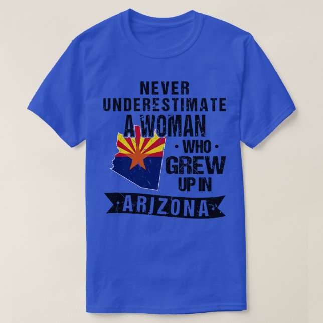 Girls Arizona White T-Shirt (Design Front)