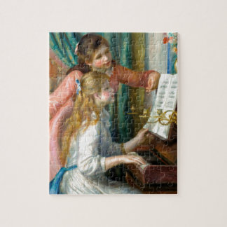 Girls at the Piano Jigsaw Puzzle