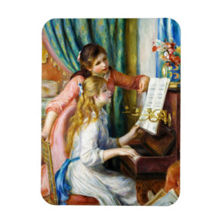 Girls at the Piano Pierre Auguste Renoir painting Magnet