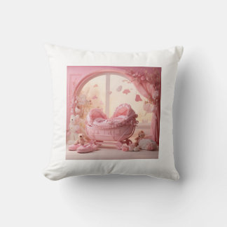Girls' baptism cushion
