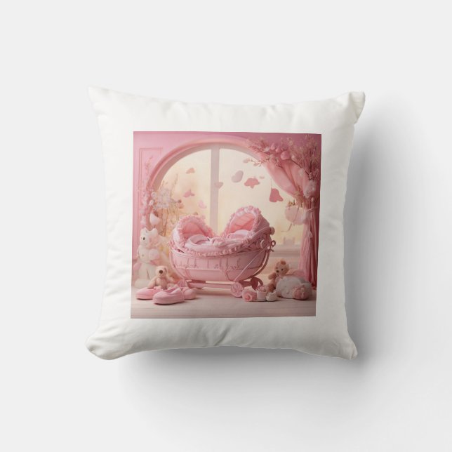 Girls' baptism cushion (Front)