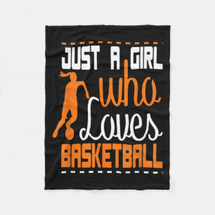 Girls Basball A Girl Who Loves To Play Basball Fleece Blanket