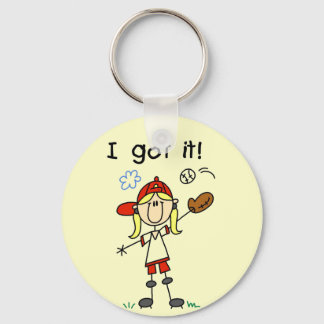 Girls Baseball I Got It Tshirts and Gifts Key Ring