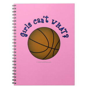 Girls Basketball - Brown/Blue Notebook