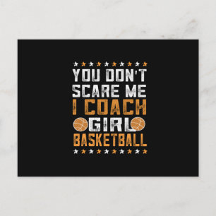 Girls Basketball Coach Basketball lover Postcard
