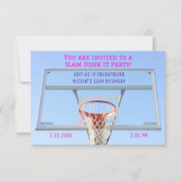 Girls Basketball Hoop  Birthday 