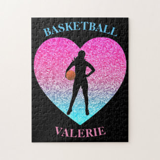 Girls Basketball Jigsaw Puzzle