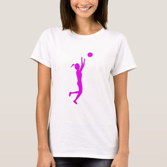GIRL'S BASKETBALL PLAYER MICRO FIBER PERFORMANCE T T-Shirt (Front)