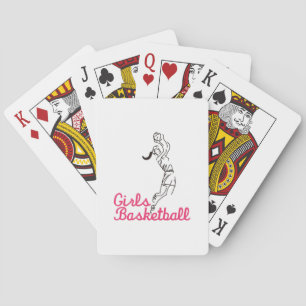 Girls Basketball Playing Cards