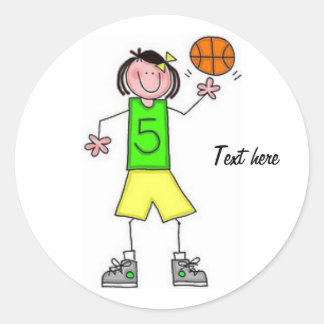 Girls basketball Sticker