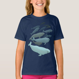 Girl's Beluga Whale Sweatshirt Baby Beluga Shirts