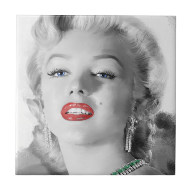 Girl's Best Friend I Ceramic Tile (Front)