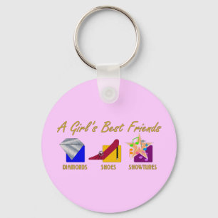 Girl's Best Friends Keychain