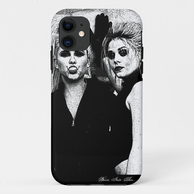 Girls - Black & White Iphone 5 Case (Back)