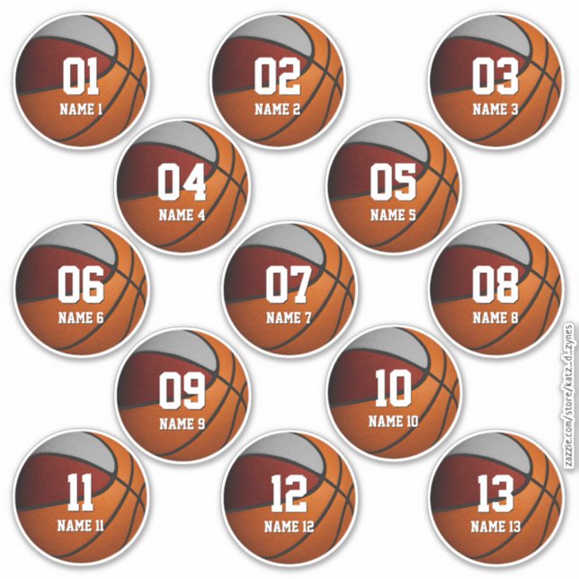 girls boys maroon grey set of 13 basketball (Front)