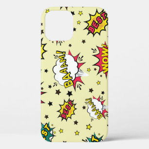Girls Boys Vintage Patch Art iPhone 12 Case