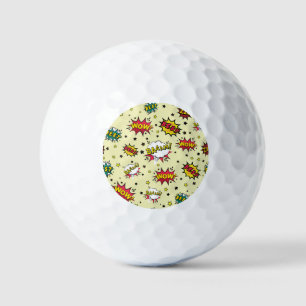 Girls Boys Vintage Patch Art Golf Balls