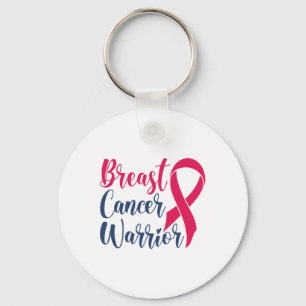 Girls Breast Cancer Warrior2 Key Ring