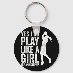 Girls Bysketbyll Player Clothes Quotes Gift Play L Key Ring