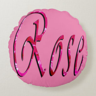 Girls Called Rose, Round Cushion
