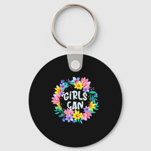 Girls Can Believe Yourself Motivational Quote Sayi Key Ring