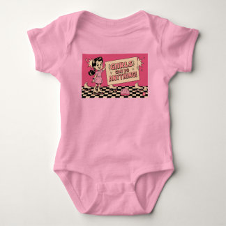Girls can do anything! baby bodysuit