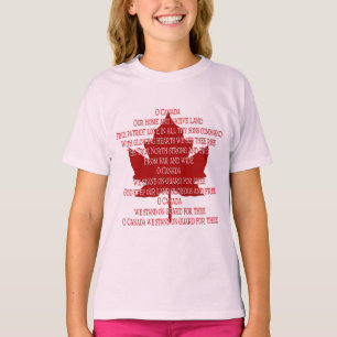 Girl's Canada Sweatshirts Canada Anthem Souvenir