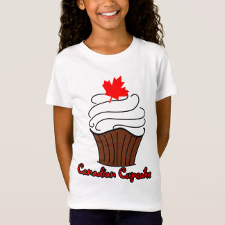 Girls Canadian Cupcake Tee