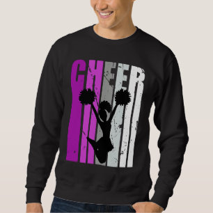 Girls Cheerleading Colors Cheerleader Fan Coach Ch Sweatshirt