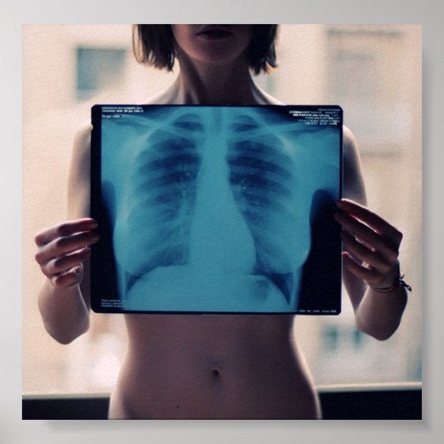 girls chest x-ray poster (Front)