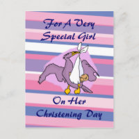 Girls Christening Bird