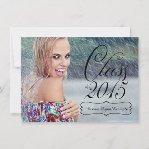 Girls Class of 2015 Graduation Invitation