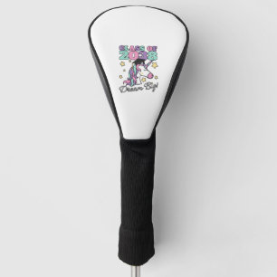 Girls Class of 2038 Magical Unicorn Graduation Cap Golf Head Cover