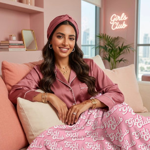 Girls Club Fleece Blanket