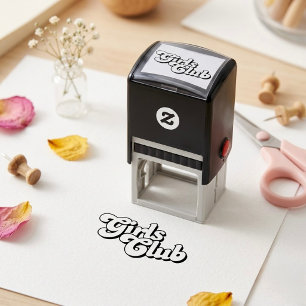 Girls Club Self-inking Stamp