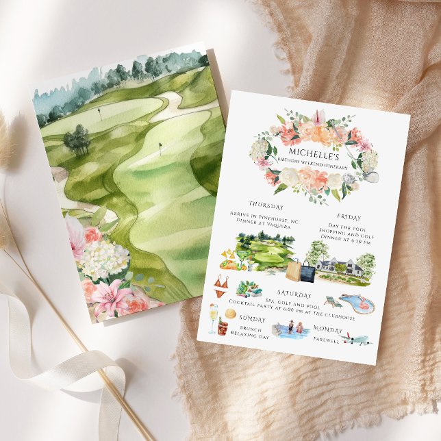 Girls Clubhouse Spa Weekend | Birthday Itinerary Invitation (Creator Uploaded)