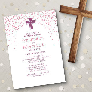 Girls' Confirmation Invitation