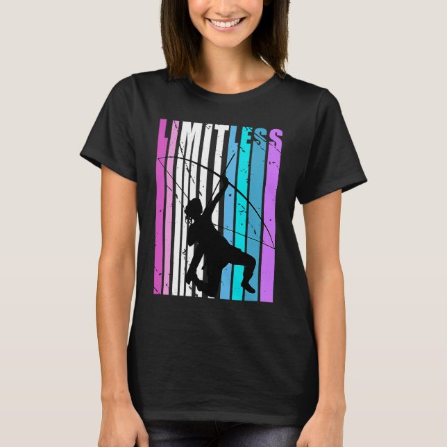 Girls Cool Archery Limitless Cute But Dangerous Vi T-Shirt (Front)