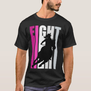 Girls Cowgirl Birthday 8th Rodeo Horse Queen Barre T-Shirt